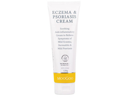 MOO GOO ECZEMA & PSORIASIS CREAM 120G