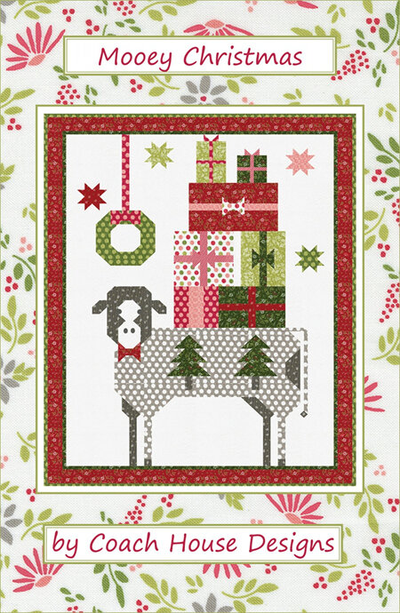 Mooey Christmas Quilt Pattern from Coach House Designs