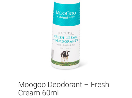 MOOGOO Deodorant Fresh Cream 60ml