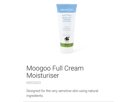 MOOGOO Full Cream Moisturiser 200g