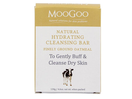 MooGoo Natural Hyd Cleans Bar Ground Oatmeal 130g