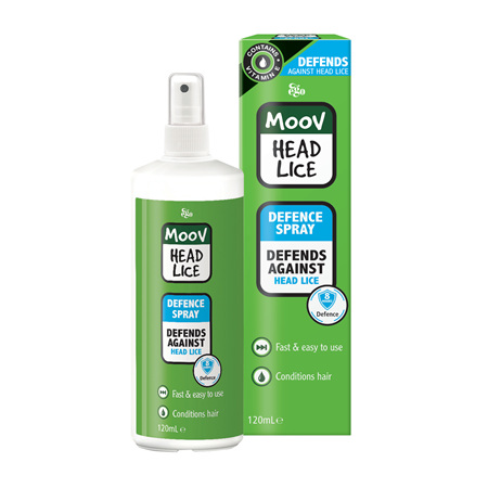 MOOV Head Lice Defence Spray 120mL