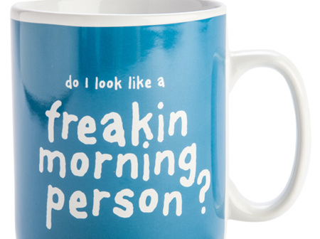 Morning Person Giant Coffee Mug