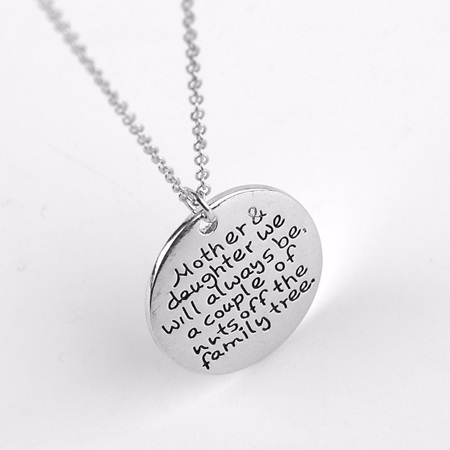 Mother & Daughter funny Necklace