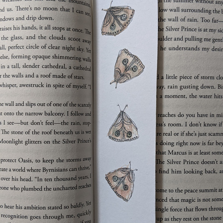 Moths Bookmark