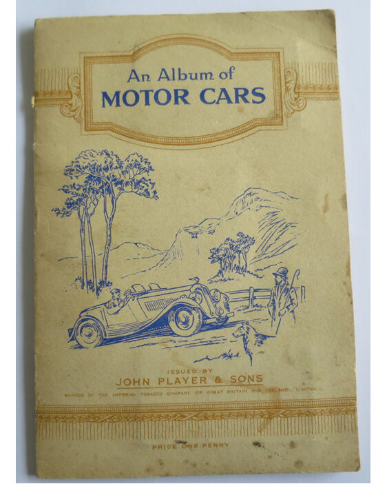 Motor Cars cigarette cards