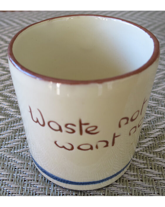 Motto ware waste not