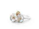 mount cook lily buttercup sterling silver solid gold ring lily griffin jewellery