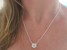 Mount Cook Lily flower silver solid 10k gold necklace wedding lilygriffin nz