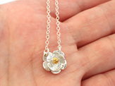 mount cook lily flower sterling silver gold wedding handmade lilygriffin nz