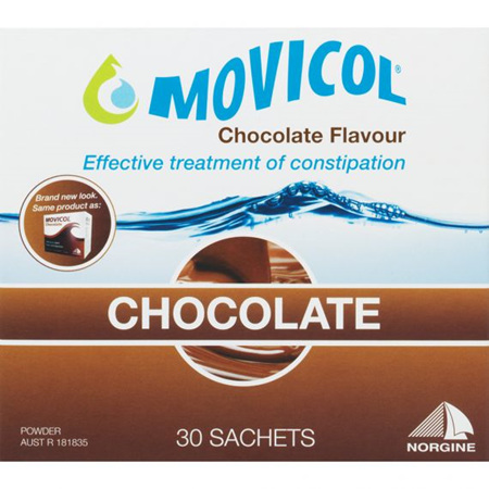 Movicol Chocolate Flavour Sachets, 30 x 13.8G