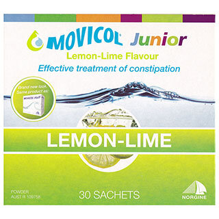 Movicol Junior Lemon-Lime Flavoured Sachets, 30 x 6.9G
