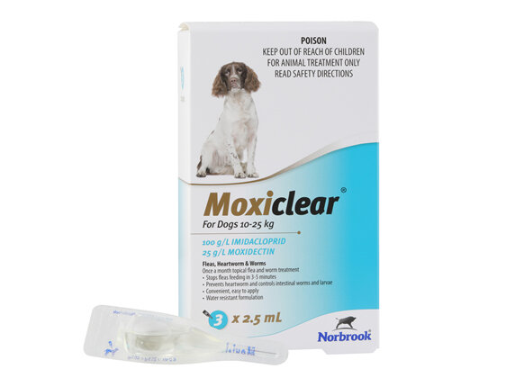 Moxiclear® for Dogs 10-25kg