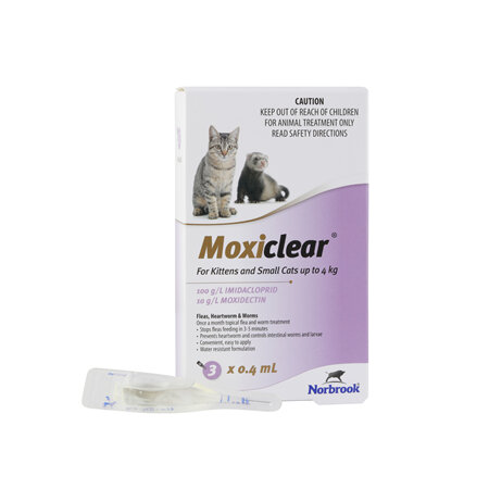 Moxiclear® for Kittens & Small Cats up to 4kg