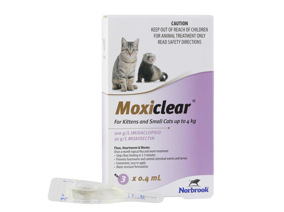 Moxiclear® for Kittens & Small Cats up to 4kg