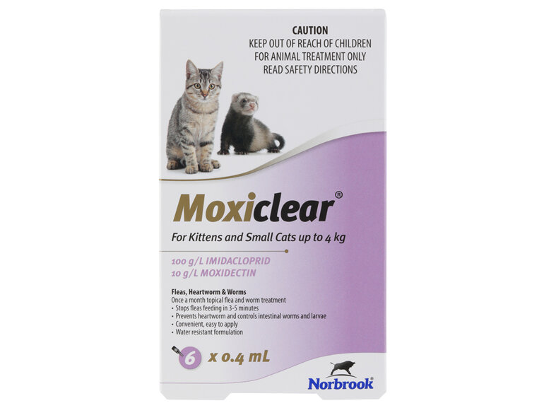 Moxiclear® for Kittens & Small Cats up to 4kg