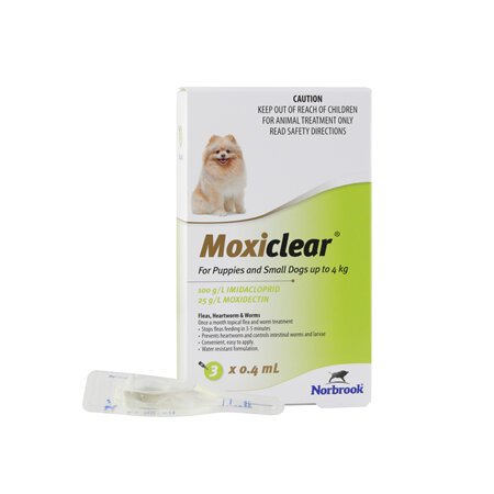 Moxiclear® for Puppies & Small Dogs up to 4kg