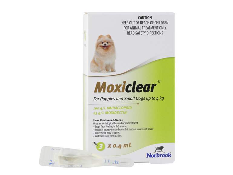 Moxiclear® for Puppies & Small Dogs up to 4kg