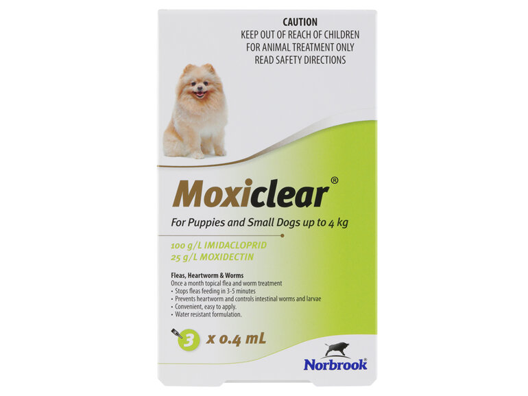 Moxiclear® for Puppies & Small Dogs up to 4kg