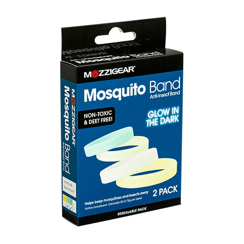 MozziGear Mosquito Bands Night Glo 2pk