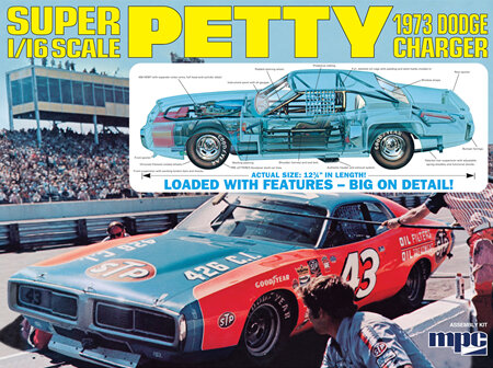 MPC 1/16 Richard Petty 1973 Dodge Charger (MPC938)