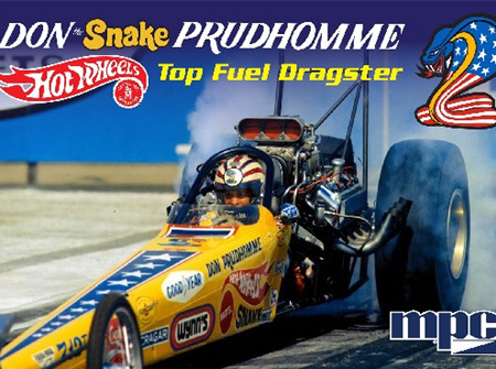 MPC 1/25 1972 Don Snake Prudhomme Rear Engine Dragster