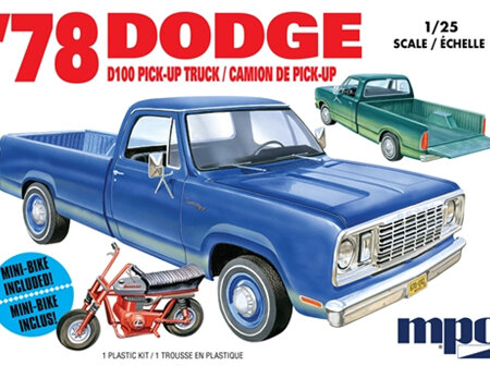 MPC 1/25 1978 Dodge D100 Custom Pickup (MPC901)
