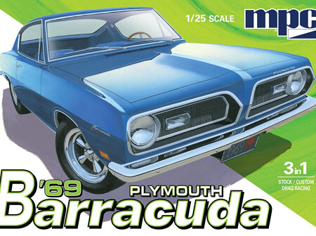 MPC 1/25 69 Plymouth Barracuda 3n1 (MPC994)
