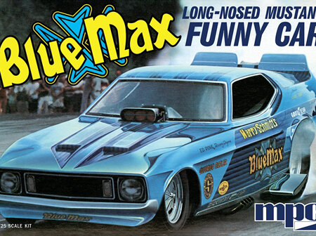 MPC 1/25 Blue Max Long Nose Mustang Funny Car (MPC930)