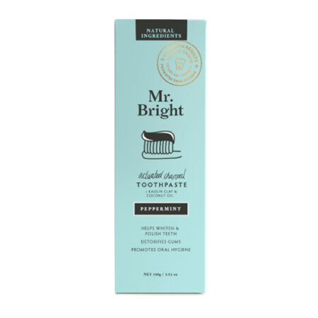 MR BRIGHT CHARCOAL TOOTHPASTE 100G