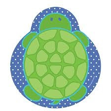 Mr Turtle Shaped Party Plates