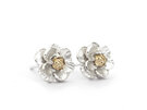 Mt Cook Lily studs native flowers silver solid gold lily griffin nz jewellery