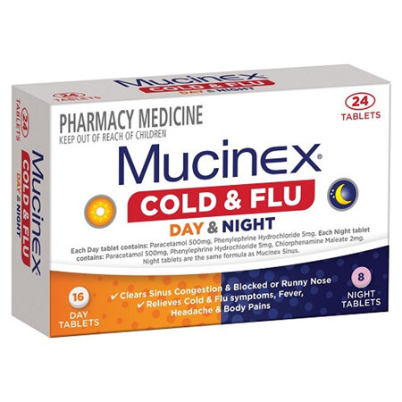Mucinex Cold & Flu Day & Night 24s