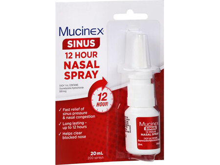 Mucinex Sinus 12HR Nasal Spray