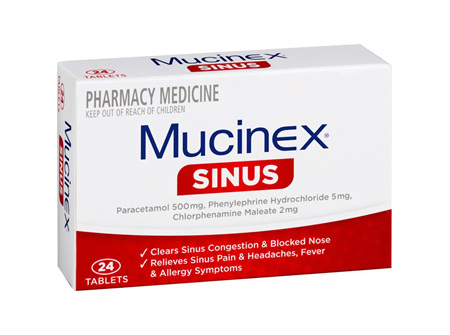 Mucinex Sinus 24 Tablets