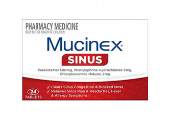 Mucinex Sinus Tablets 24