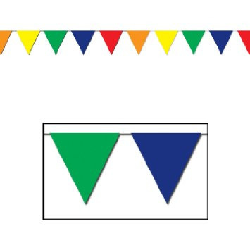 Multi Colour Outdoor Pennant Banner 30ft