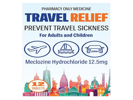 Multichem Travel Relief Tab 12s