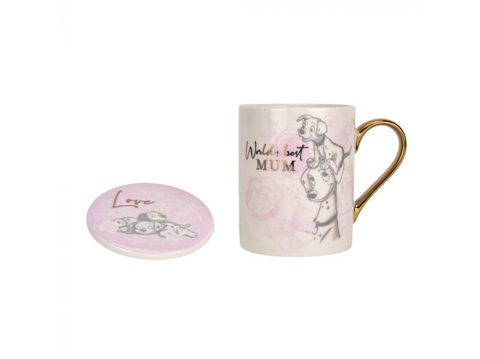 Mum 101 dalmations  mug coaster gift mother's day disney