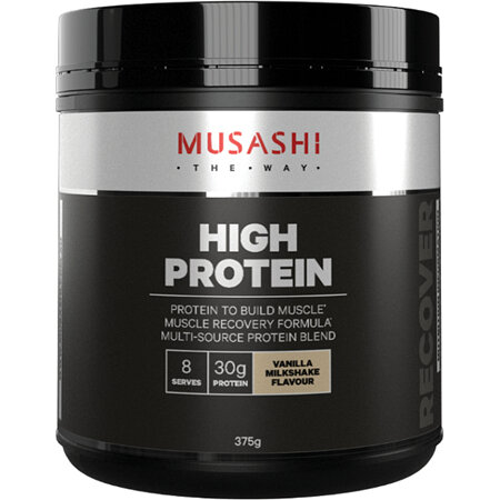 Musashi High Protein Vanilla Milkshake 375g