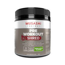 MUSASHI Pre Workout Grn Apple 225g