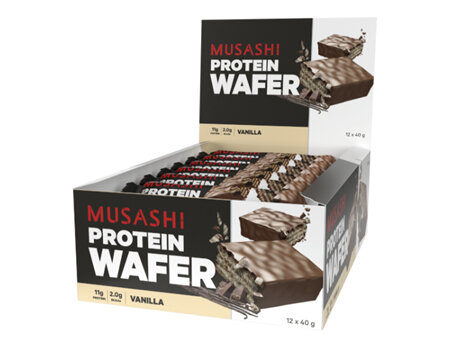 MUSASHI Protein Wafer Choc 40g