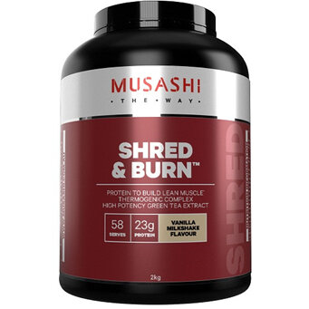 MUSASHI Shred & Burn Vanilla Milkshake 2kg