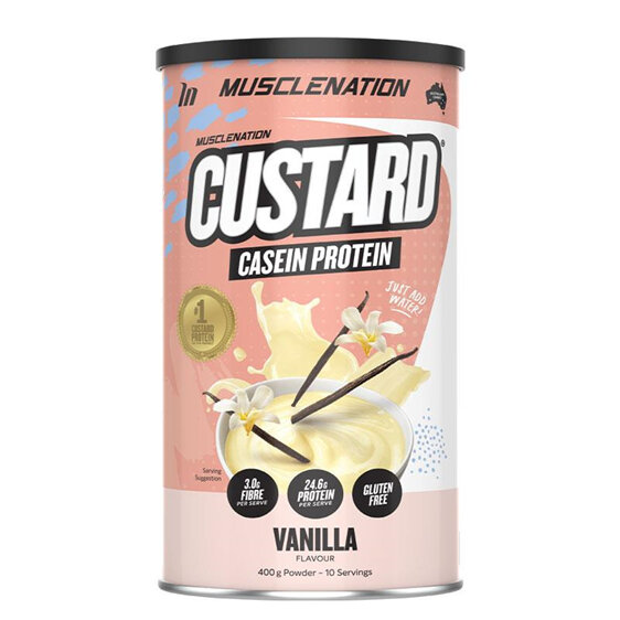 Muscle Nation Protein Custard Powder Vanilla 400G