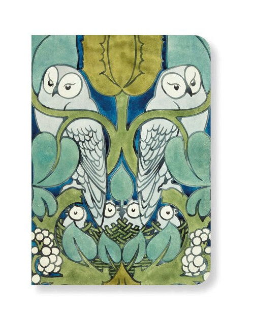 museums and galleries voyseys owl mini notebook