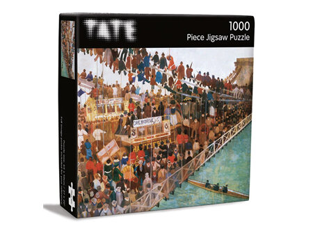 Museums & Galleries 1000 Piece Jigsaw Puzzle Hammersmith Bridge on Boat Race Day