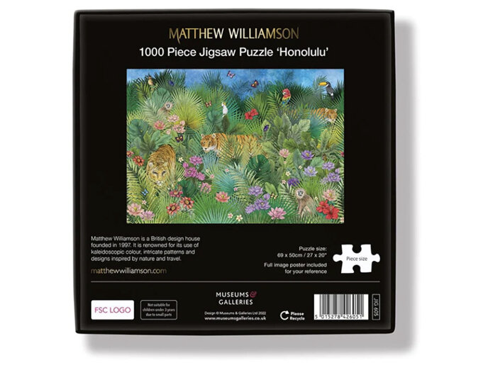 Museums & Galleries 1000 Piece Puzzle Matthew Williamson Honolulu