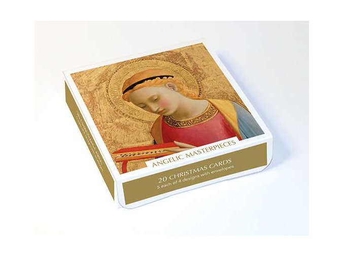 Museum's & Galleries Angelic Masterpieces Christmas Card 20 Pack (5x4)