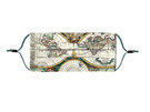 Museums & Galleries - Antique World Maps Face Mask