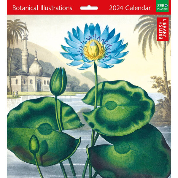 Museums & Galleries - Botanical Illustrations 2024 Wall Calendar